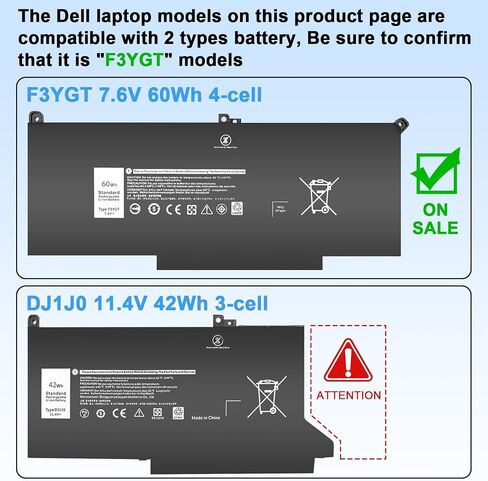 68WH 3HWPP استبدال بطارية الكمبيوتر المحمول ل Dell Latitude 5401 5410 5411 5501 5510 5511 Precision 3541 3551 Inspiron 7706 2-IN-1 17 7500/7506 2-in-1 Black 10x1J n2nll 1Vy7f 451-BCMN 15.2V in Saudi Arabia