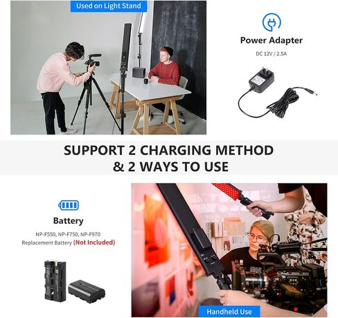 Neewer 3-Pack 60 LED Video Lighting Kit with Adjustable Brightness, 2.24 Meters Light Stand in Saudi Arabia