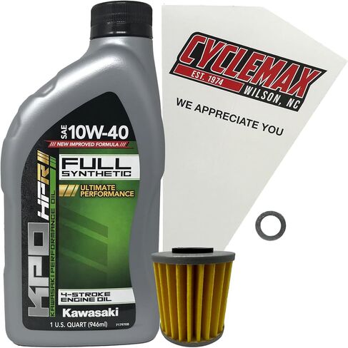 Full Synthetic Oil Change Kit compatible with 2019-2023 Kawasaki KX450 in Saudi Arabia