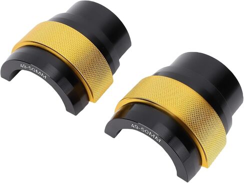 Robust CNC Aluminum Alloy Motorcycle Fork Seal Driver Tool, Stable Damping Effect, Convenient Installation for 49-50MM Fork Legs, More Convenient to Use, Universal Fit in Saudi Arabia