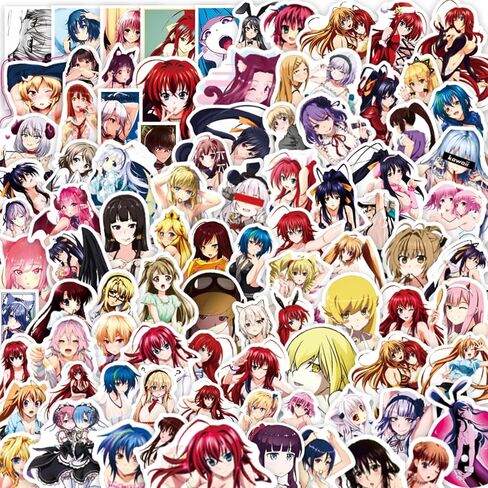 100pcs anime girl ملصقات لزجاجات المياه ، ملصقات الفتاة الساخنة kawaii الساخنة للمراهقين ، كرتون مثير سيدة الشارات للكمبيوتر المحمول Hydroflask Scrapbooking Journaling in Kuwait