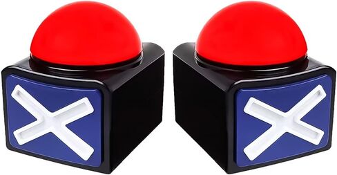 Ribosy 4 Pack Game Game Assure ، و Buzzer مع الأضواء ومسابقة Trivia Sound Got Talent Buzzer ، و Buzzer Bushons for Game Show in Kuwait