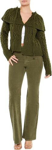 Forever 21 Women's Foldover Cardigan Sweater in Saudi Arabia