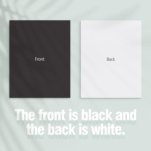 Golden State Art, Pack of 25 8x10 Black Uncut Mat Boards, Great for Photos, Pictures, Frames, Acid-Free, White-Core in Kuwait