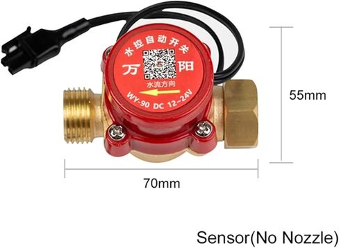 Water Protection Flow Switch Sensor Copper HT-30 Caliber 8mm 10mm 12mm For CO2 Engraving Cutting Mechanical Part(Without Nozzle) in Kuwait