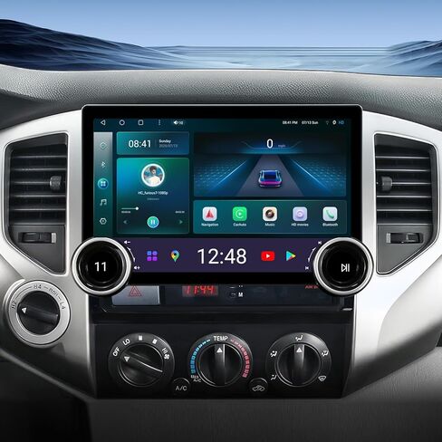 11.5 بوصة للسيارات ستيريو داش بديل لترقية راديو تويوتا تاكوما 2005-2015 ، وحدة رأس شاشة اللمس QLED مع/سلكية سلكية اللاسلكية carplay Andriod Auto GPS Savigation 5Gwifi FM/AM (4+64) in Kuwait