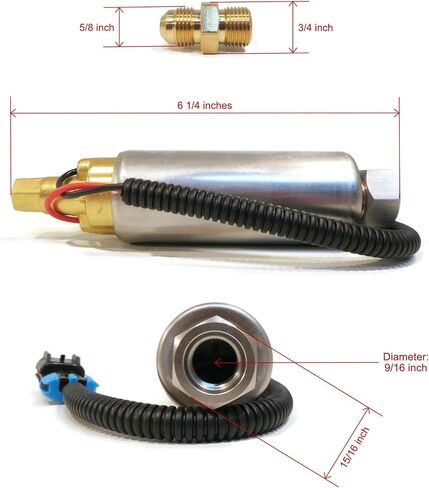 The ROP Shop Fuel Pump & Cooler Kit for Mercury MerCruiser 8M0125852, 861156A03 Marine V6, V8 in Saudi Arabia