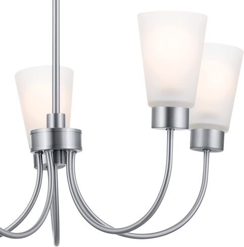 ثريا Kichler Erma 3-Light مع الزجاج المحفور الساتان ، ومثبتة إضاءة السقف التقليدية المحدثة لغرفة المعيشة ، أو غرفة الطعام ، أو غرفة النوم ، أو البهو باللون الأسود ، (18 × 18.5 ") in Kuwait