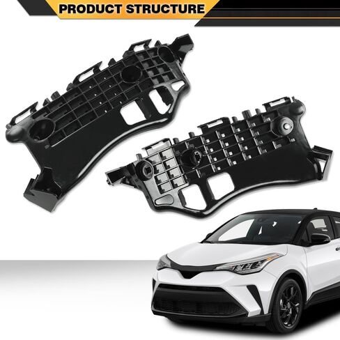 Front Bumper Support Retainer Brackets Left and Right Compatible with Toyota CHR 2018 2019 2020 52535F4010 52536F4010 TO1043134 TO1042134 in Saudi Arabia