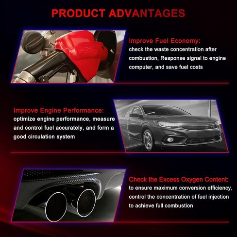 مستشعر O2 Oxygen Opstream 234-5010 متوافق مع Acura MDX RL RL 3.5L TL 3.2L لـ Honda Accord 3.0L Odyssey Pilot Ridgeline 3.5L لـ Saturn Vue 3.5L استبدال 36531-RCA-A01 36531RCA02 250-25001 in Saudi Arabia
