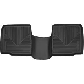 Husky Liners X-Act Contour Floor Haps | يناسب 2015-2019 Ford Explorer w/Out 2nd Row Floor Console | الصف الثاني ، 1 -PC أسود - 53431 in Kuwait