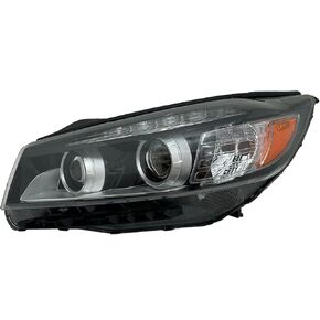 Front Headlight Assembly Compatible with 2016 2017 2018 Sorento | Halogen with LED Accent Light Left Driver Side 1pc | Replaces Part Number 92101C6010 KI2502186 in Saudi Arabia