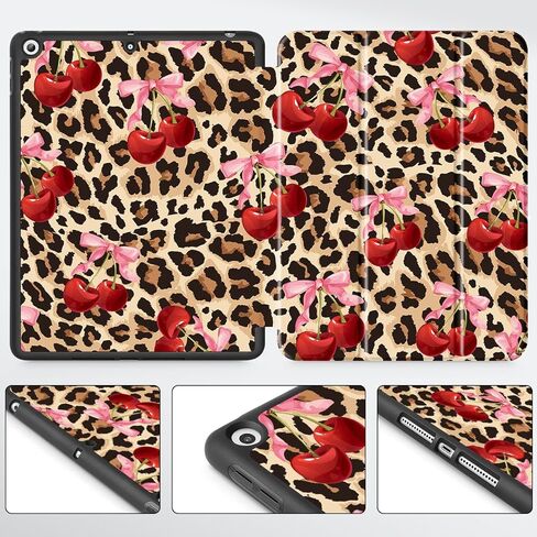 May Chen Case for iPad 10.2 Inch 2021 2020 2019 iPad 9th/8th/7th Generation with Pencil Holder, Slim Stand Protective Case with Soft TPU Back, Auto Sleep/Wake Cover, Abstract Florals in Kuwait