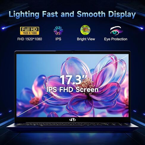 15.6'' FHD Business Gaming-Laptop-Computer - 6 Cores AMD Ryzen 5 6600H, 32GB DDR5 RAM 2TB SSD(Beat i5 12450H, Up to 4.5GHz), 100W Type C, 6 Cores 660M GPU, IPS, Fingerprint, Backlit Keyboard, Numpad in Saudi Arabia