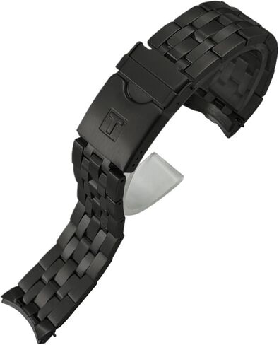 22 مم 21 مم حزام مراقبة الفولاذ المقاوم للصدأ الصلبة ل Tissot Seastar T120417 T120407 T120 Silver Watchband Bracelets أجزاء in Kuwait