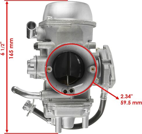 Caltric carburetor مفصل التمهيد مع المشابك متوافقة مع Yamaha Grizzly 660 YFM660 2002-2008 in Saudi Arabia