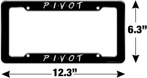 GRAPHICS & MORE Friends Pivot License Plate Tag Frame in Saudi Arabia
