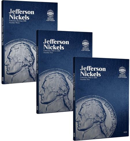 Whitman U.S. Modern Nickel Coin Folder Five Volume Set 1883 – 2023#’s 9007, 9008, 9009, 9039, 9035 in Kuwait