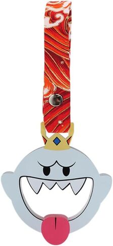 Q1-TECH, JDM Tsurikawa Ring Japanese Subway Train Bus Car Handle Cute Anime Cartoon Handle Hand Strap Rear Front Bumper Warning Rings Drift Charm Drift Car Accessory (KingBoo-GRW) in Saudi Arabia