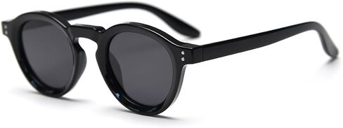 نظارات شمسية للجنسين المستقطبة للنساء الرجعية TR90 Round Sun Glases Men UV400 Sun Showes Dircle Frame Decoration in Kuwait