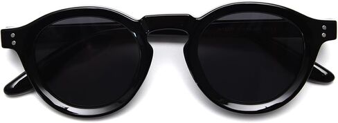 نظارات شمسية للجنسين المستقطبة للنساء الرجعية TR90 Round Sun Glases Men UV400 Sun Showes Dircle Frame Decoration in Kuwait