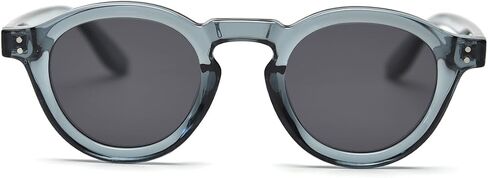 نظارات شمسية للجنسين المستقطبة للنساء الرجعية TR90 Round Sun Glases Men UV400 Sun Showes Dircle Frame Decoration in Kuwait