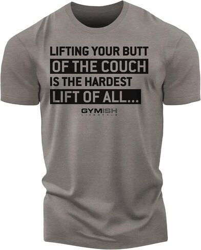 Hardest Lifting Saying Shirts for Men, Funny Weightlifting Gym T-Shirt in Kuwait