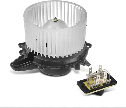 A-Premium Front HVAC Blower Heater Motor Resistor Compatible with Ford F-150 1997-2003, F-150 Heritage 2004, F-250 1997-1999, Expedition 1997-2002, with Fan Cage 2-PC Set, Replace# 4L3Z19A706AA in Saudi Arabia