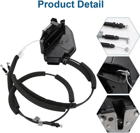 Door Lock Actuator Passenger Front Right Side Compatible with Nissan Rogue 2014-2020 Replacement for 80500-4BA0A, 80500-4BA0B in Saudi Arabia