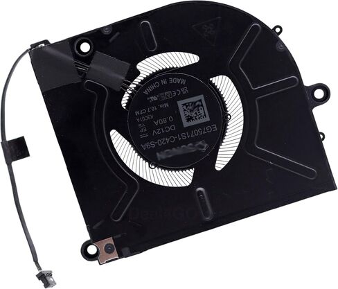 Main GPU Graphics Cooling Fan EG75071S1-C410-S9A Replacement for Dell Alienware M16 R2 Gaming Laptop in Saudi Arabia