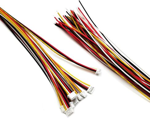 10 Sets JST 1.25mm 3 Pin Micro Electronics Male Connector with UL1571-26AWG 20cm Cable Wire and Female Plug Socket in Saudi Arabia