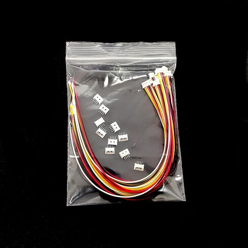 10 Sets JST 1.25mm 3 Pin Micro Electronics Male Connector with UL1571-26AWG 20cm Cable Wire and Female Plug Socket in Saudi Arabia
