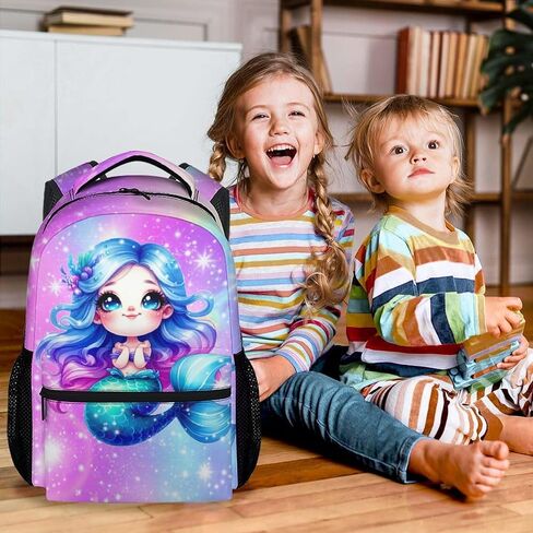 Axolotl Backpack for Girls, 17 Inch Kids Backpacks for Preschool, Cute Pink Large Capacity Toddler Bookbag for Kindergarten in Saudi Arabia