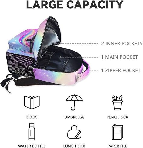 Axolotl Backpack for Girls, 17 Inch Kids Backpacks for Preschool, Cute Pink Large Capacity Toddler Bookbag for Kindergarten in Saudi Arabia