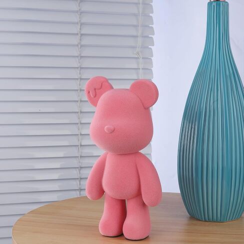Bear Animal Statue, Resin Abstract Home Decor Sculpture, Art Figurine Home Ornament Decoration for Office, Living Room, Bedroom, Book Shelf, TV Cabinet, Desktop (Green) in Kuwait