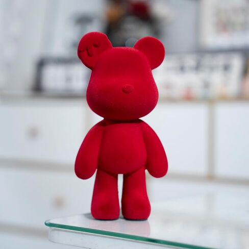 Bear Animal Statue, Resin Abstract Home Decor Sculpture, Art Figurine Home Ornament Decoration for Office, Living Room, Bedroom, Book Shelf, TV Cabinet, Desktop (Green) in Kuwait