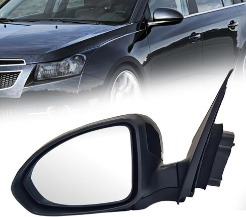 مجموعة مرآة جانبية للركاب الأيمن مع زجاج الطاقة المتوافق مع 2011-2016 Chevy Cruze سيدان/هاتشباك مع استبدال إشارة الدوران مع GM1321420 95186710 (3Pins Passenger الجانب الأيمن) in Kuwait