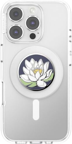 PopSockets Round Phone Grip Compatible with MagSafe, Adapter Ring Included, Phone Holder, Wireless Charging Compatible -Welcome to The White Lotus in Saudi Arabia