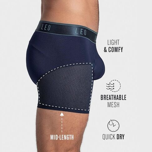 LEO Advanced Mesh Boxer Briefs - Breathable Mens Underwear in Kuwait