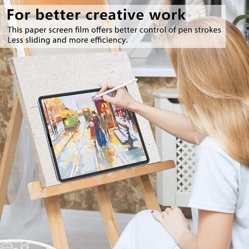 Paperfeel Magnetic Screen Protector Compatible with Samsung Galaxy Tab S8+ / Samsung Galaxy Tab S7 FE. Anti-Glare, Easy Install, Detachable and Reusable, Matte Film Draw and Sketch Like on Paper in Saudi Arabia