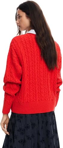 Desigual Women's Woman Flat Knit Thin Gauge Pullover in Saudi Arabia