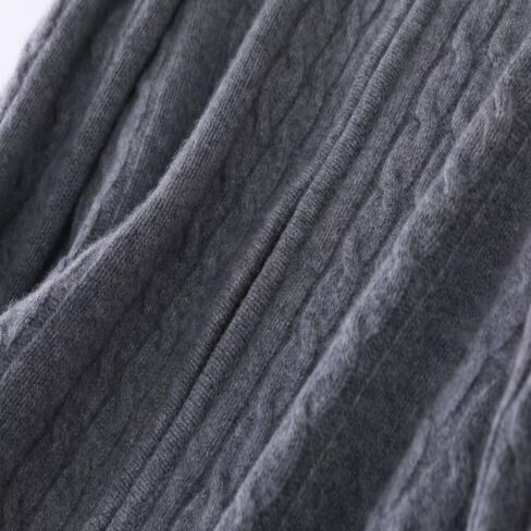 الكشمير للنساء ومزيج الصوف سميك سحاب تويست نمط السترة سترة كارديجان in Kuwait