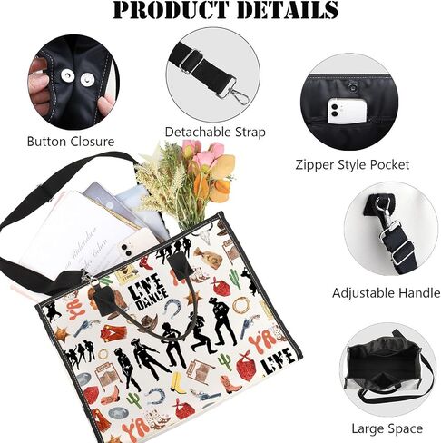 Jniap Line Dance Crossbody Bag Country Music Line Gifts Line Dancer Counter Counter Facs Line Dance Lover Gifts in Kuwait