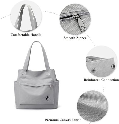 Women Handbag Canvas Shoulder Bag Casual Tote Purse in Saudi Arabia