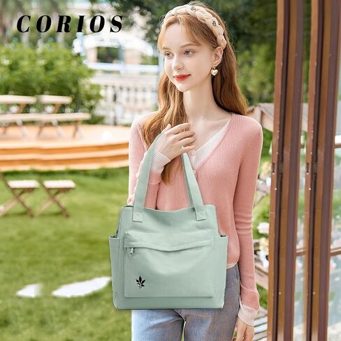 Women Handbag Canvas Shoulder Bag Casual Tote Purse in Saudi Arabia