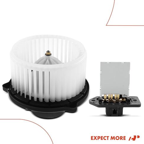 A-Premium HVAC Heater Blower Motor and Resextor Assembly متوافق مع سيارات Hyundai & Kia-Accent 2012 ، Tucson 2010-2015 ، Sportage 2011-2016-الجانب الأمامي ، استبدل# 971112v000 ، 971281m000 in Saudi Arabia