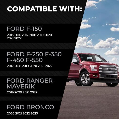 CUT FLIP KEY FOB استبدال FOB FOTS FORD F150 F250 F350 2015 2015 2017 2018 2019 2020 2021 2022 Remote بدون مفتاح أنظمة الدخول Ranger Bronco Maverik (3 أزرار) in Kuwait
