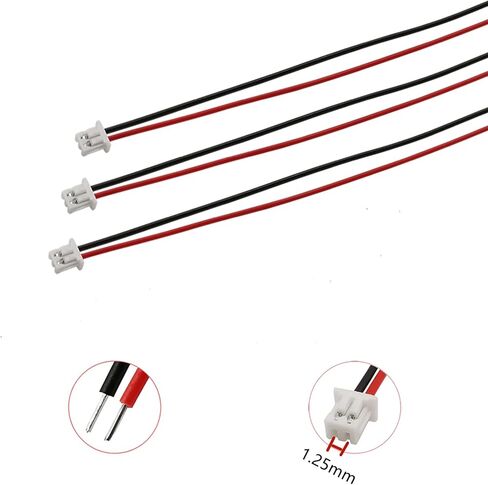 10 Sets Mini Micro JST 1.25mm 4 Pin Connector Male Plug with UL1571-26AWG 200mm Cable Wire and Female Socket in Saudi Arabia