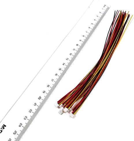 10 Sets Mini Micro JST 1.25mm 4 Pin Connector Male Plug with UL1571-26AWG 200mm Cable Wire and Female Socket in Saudi Arabia