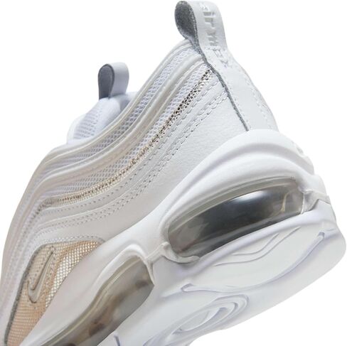 Nike Air Max 97 Women's Shoes (FQ8889-100, White/Platinum Tint/Metallic Silver/) Size 6.5 in Saudi Arabia